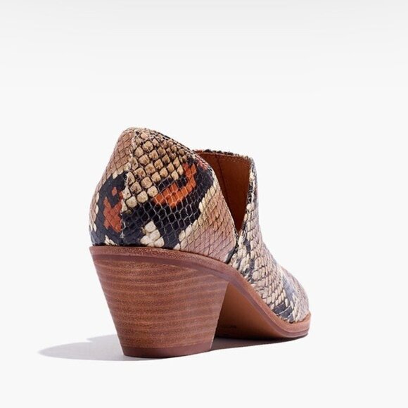 Madewell Snake Print Ankle Bootie - Picture 3 of 7